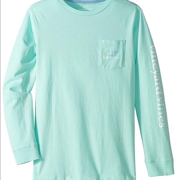 Vineyard Vines Tops - Vineyard Vibes Aquamarine Long Sleeve